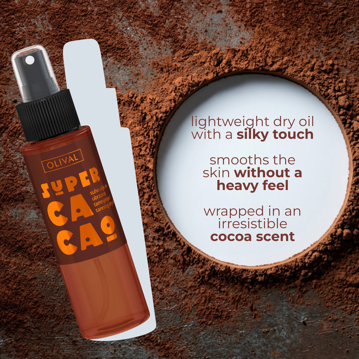 SUPER Cacao Accelerated Tanning Dry Oil 