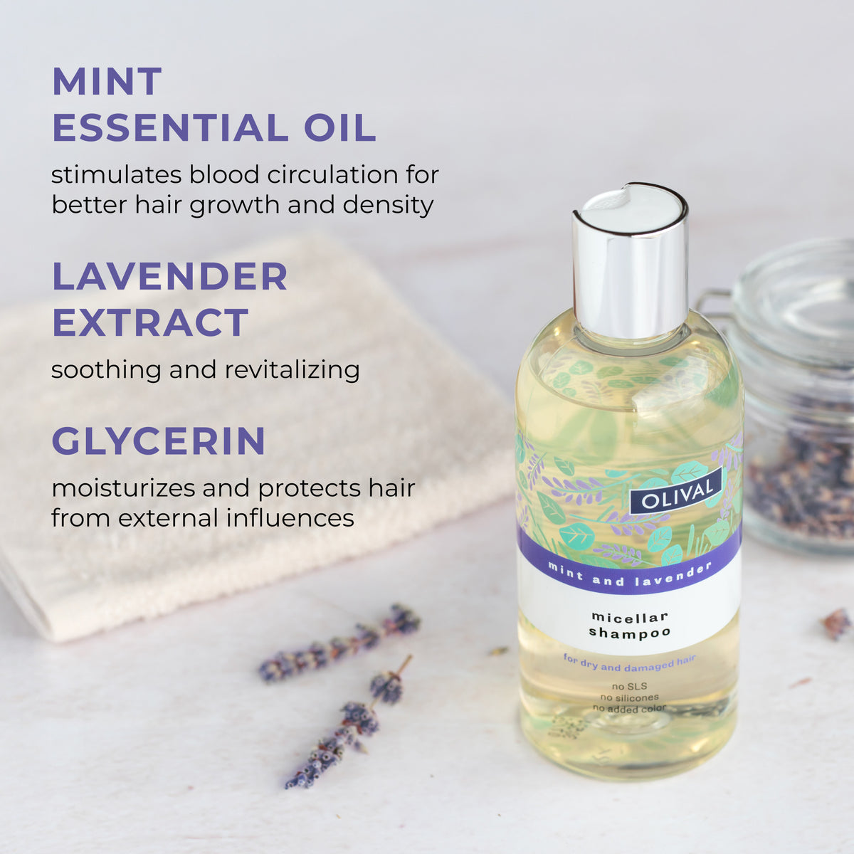   Micelarni šampon Menta i lavanda