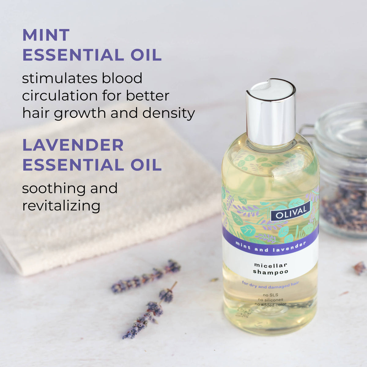   Micellar Shampoo Mint and Lavender 