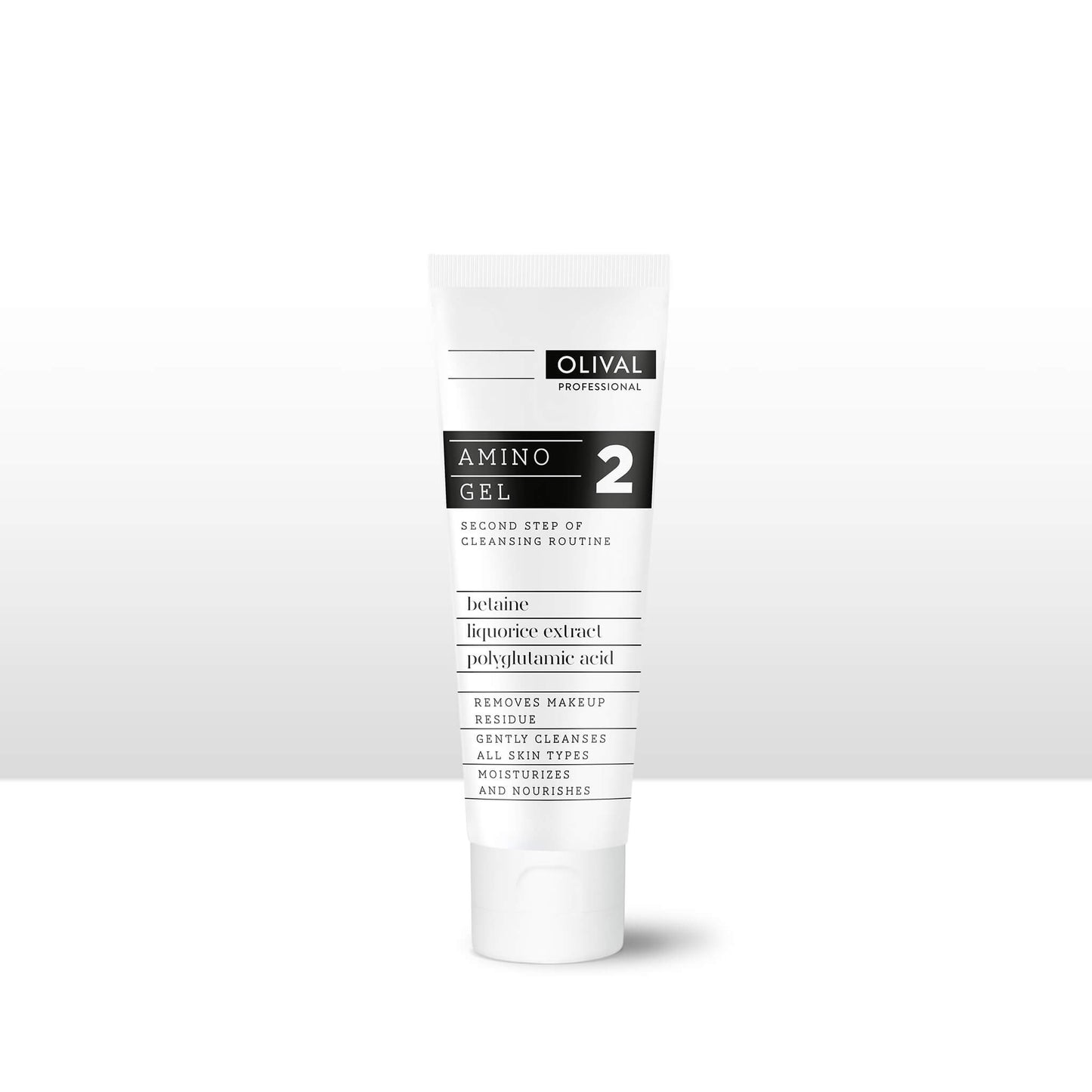 Amino Gel for the Second Step of Facial Cleansing