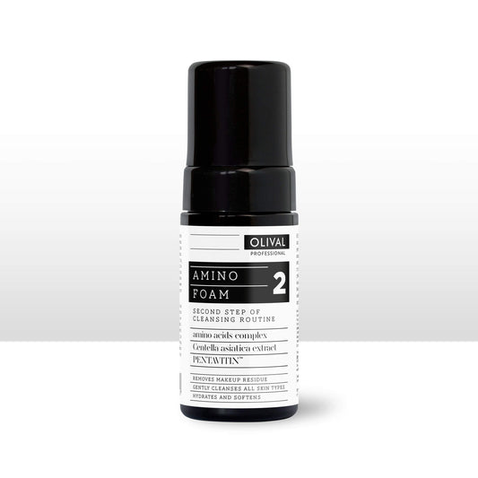 Amino Foam for the Second Step of Facial Cleansing