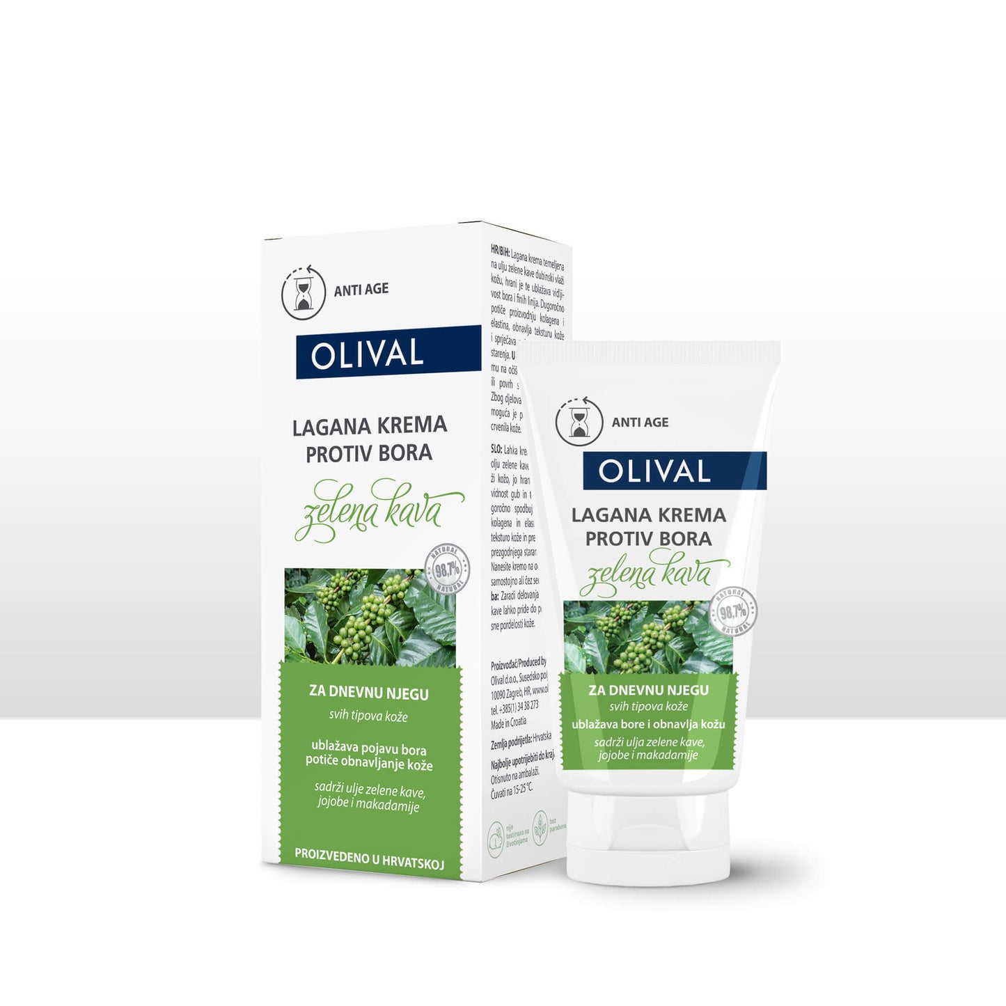 Light Anti Wrinkle Cream Green Coffee